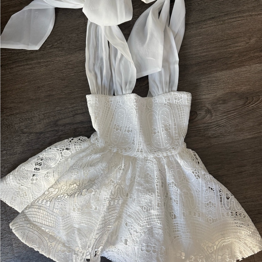 Chloe and Amelie White Lace Kids Dress Come  What May Dress